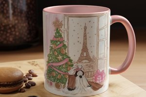 Shih Tzu MUGS from Hand Painted Original Artwork 15 oz 