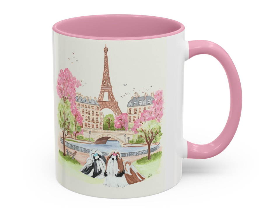Shih Tzu MUGS from Hand Painted Original Artwork 15 oz 