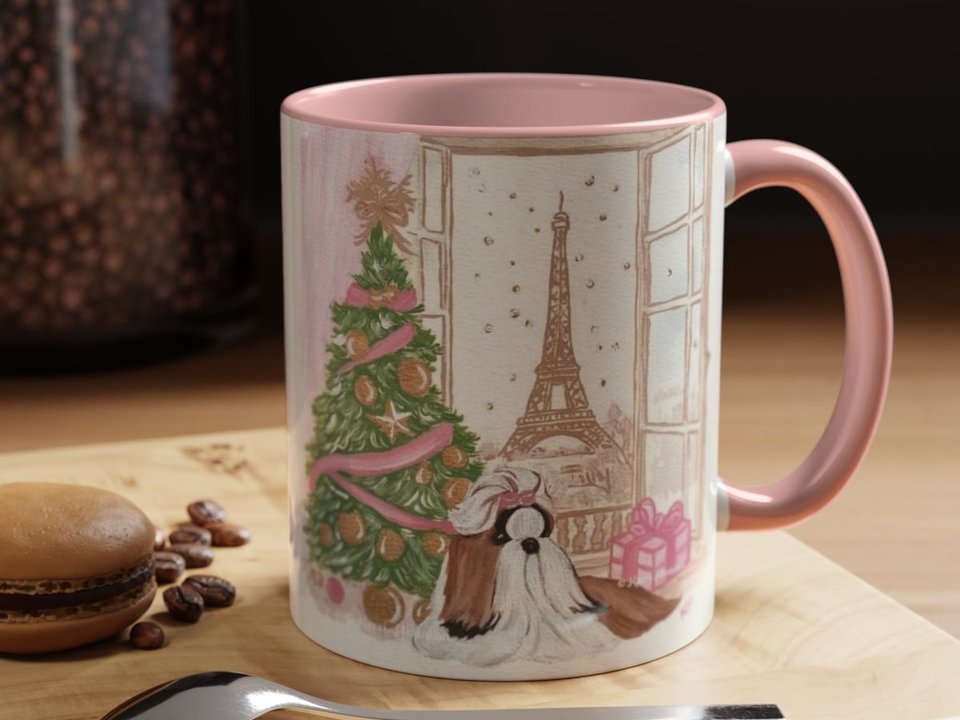Shih Tzu MUGS from Hand Painted Original Artwork 15 oz 