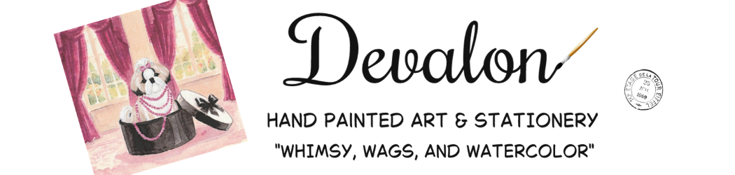 Devalon | Watercolor Art & Shih Tzu 